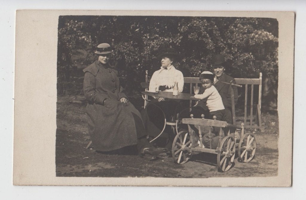 063 Onbekende Kaart Wolfhezen Jongen Kar Mensen 1916, Verzenden, Voor 1920, Gelopen, Gelderland