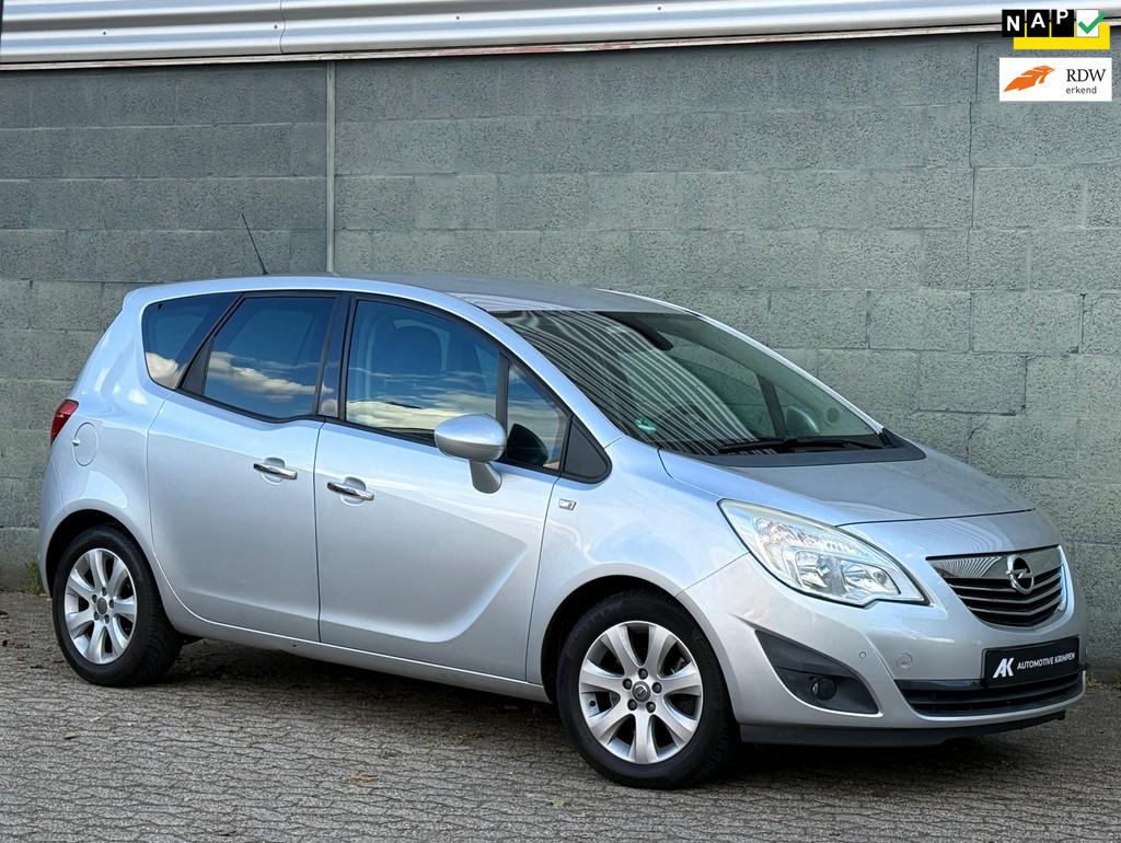Opel Meriva 1.7 CDTi Cosmo | 2e Eigenaar | Automaat | Stoelv, Auto's, Opel, Euro 5, 101 pk, Gebruikt, Zwart