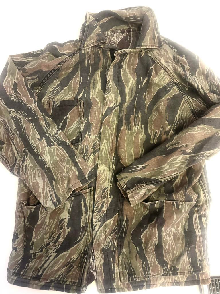 Vintage verticale tigerstripe, Ophalen of Verzenden, Landmacht, Nederland, Kleding of Schoenen
