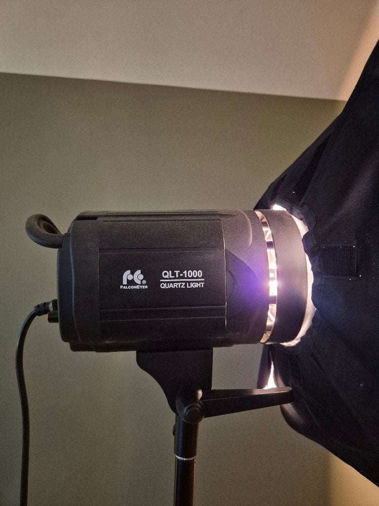 Fotolampen, softboxen en statieven, Ophalen, Lamp of Flitsset, Zo goed als nieuw, Overige merken