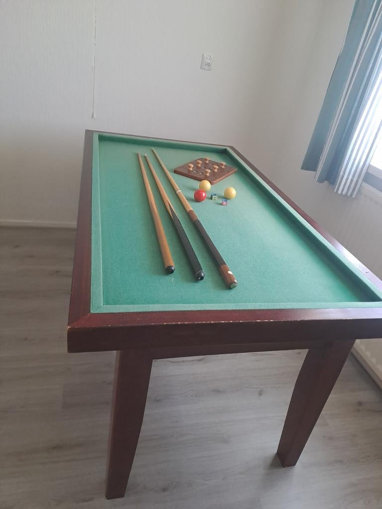 Homas Tafelbiljart compleet, Ophalen of Verzenden, Gebruikt, Biljarttafel