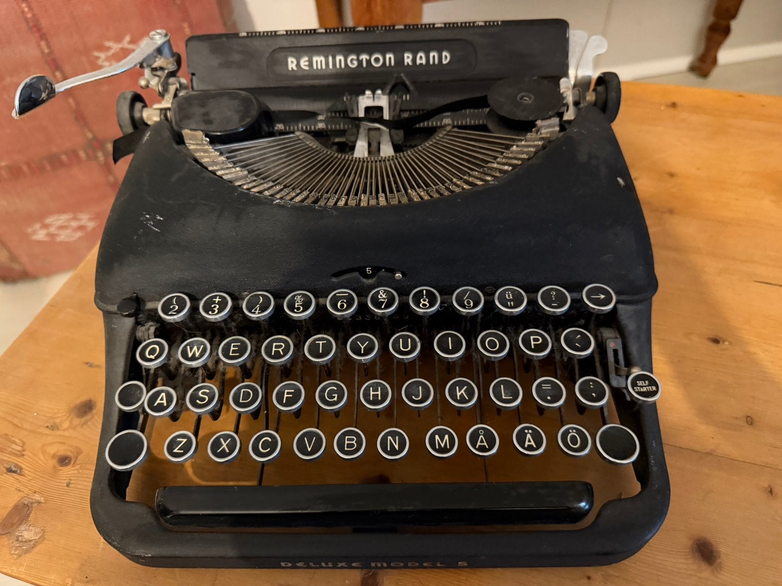 Remington oude typmachine, Diversen, Typemachines, Ophalen of Verzenden, Gebruikt