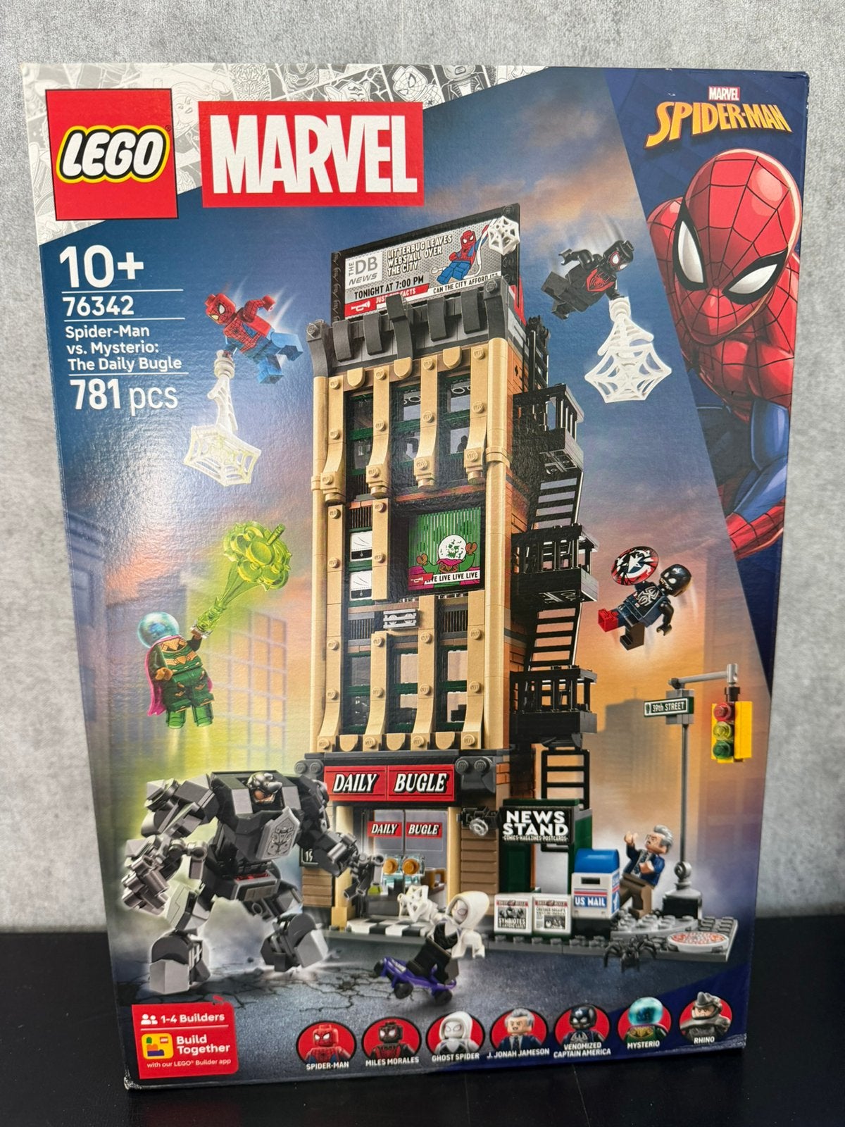 Lego Marvel Daily Bugle - 76342 - Zonder Captain America, Marvel, Lego, Nieuw, Ophalen of Verzenden