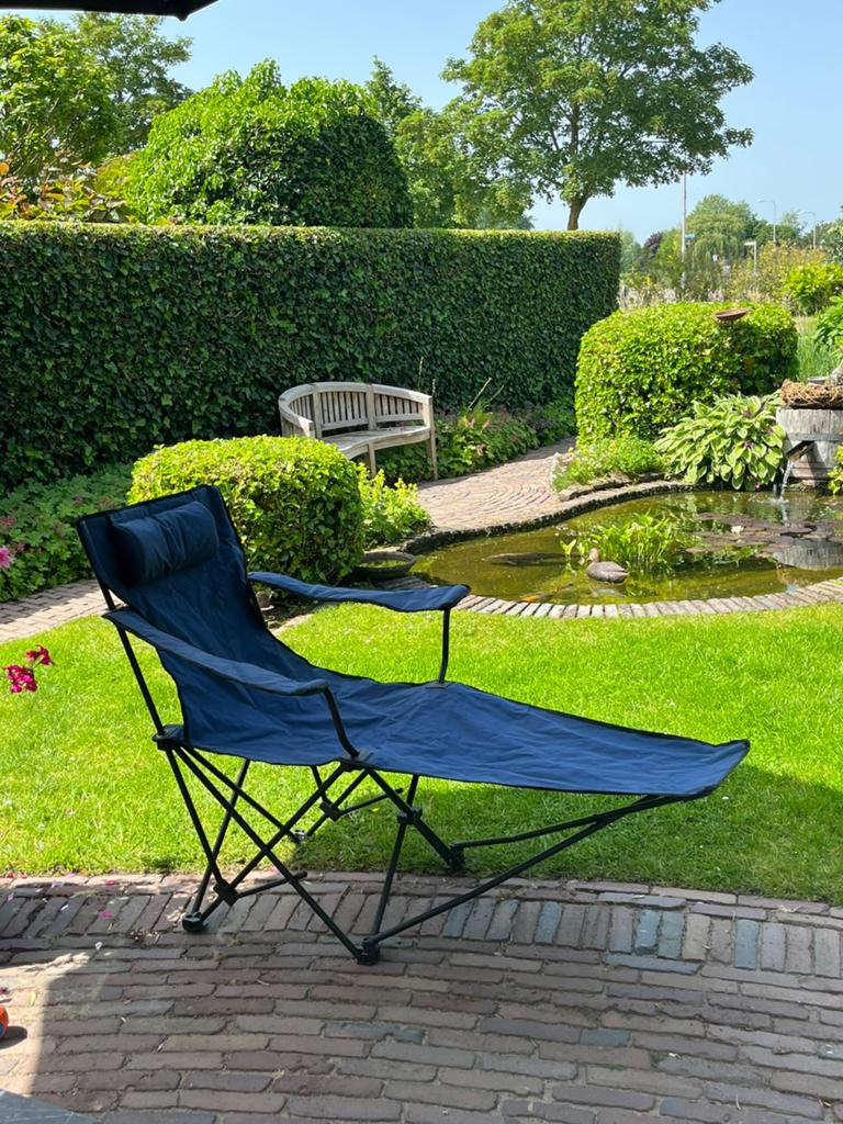 Campingstoel - Visstoel opvouwbaar, Caravans en Kamperen, Kampeermeubelen, Ophalen, Zo goed als nieuw, Campingstoel