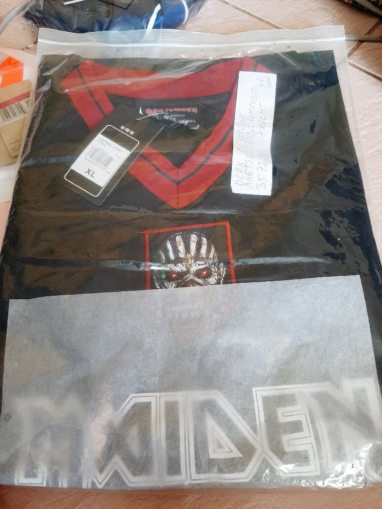 Voetbal west ham united.iron maiden, Maat L, Verzenden, Nieuw, Shirt