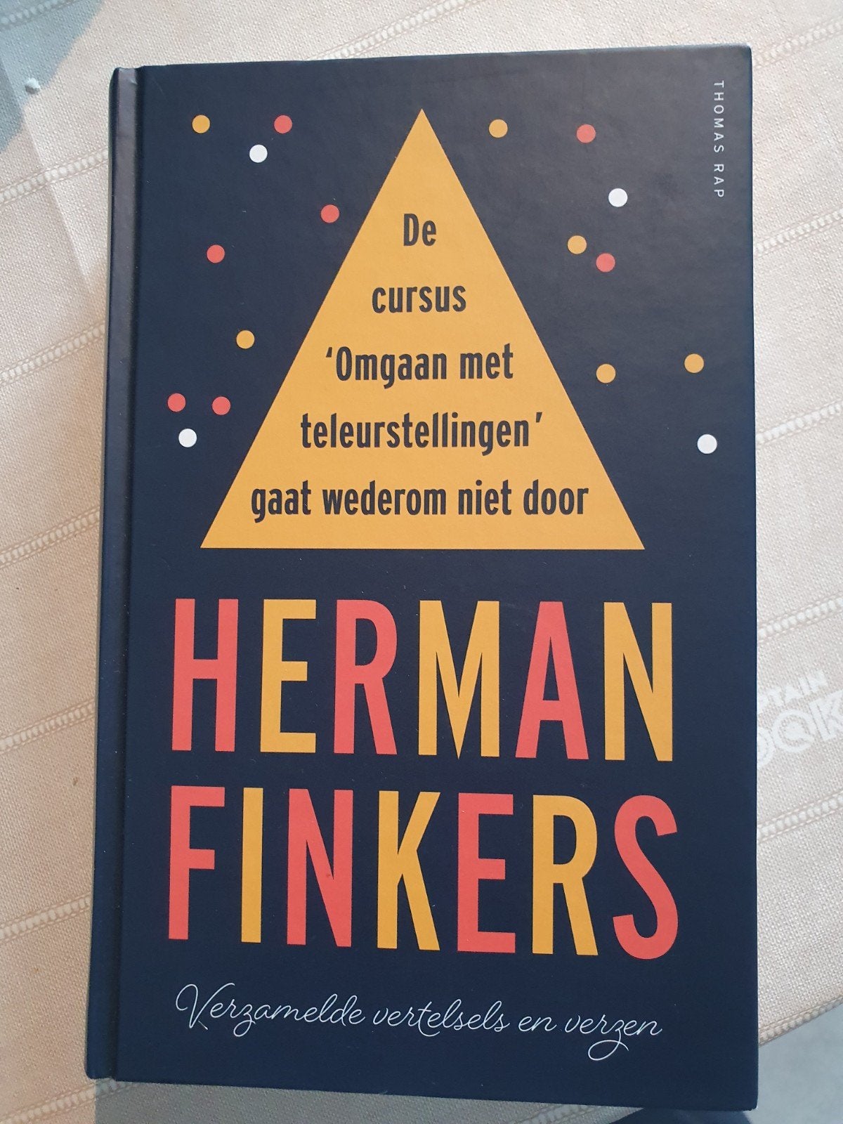 Herman Finkers - De cursus 'Omgaan met teleurstellingen', Ophalen of Verzenden, Zo goed als nieuw, Herman Finkers, Nederland