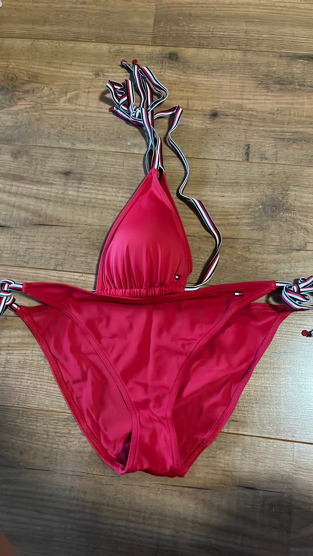 Tommy hilfiger bikini., Ophalen, Zo goed als nieuw, Rood, Bikini