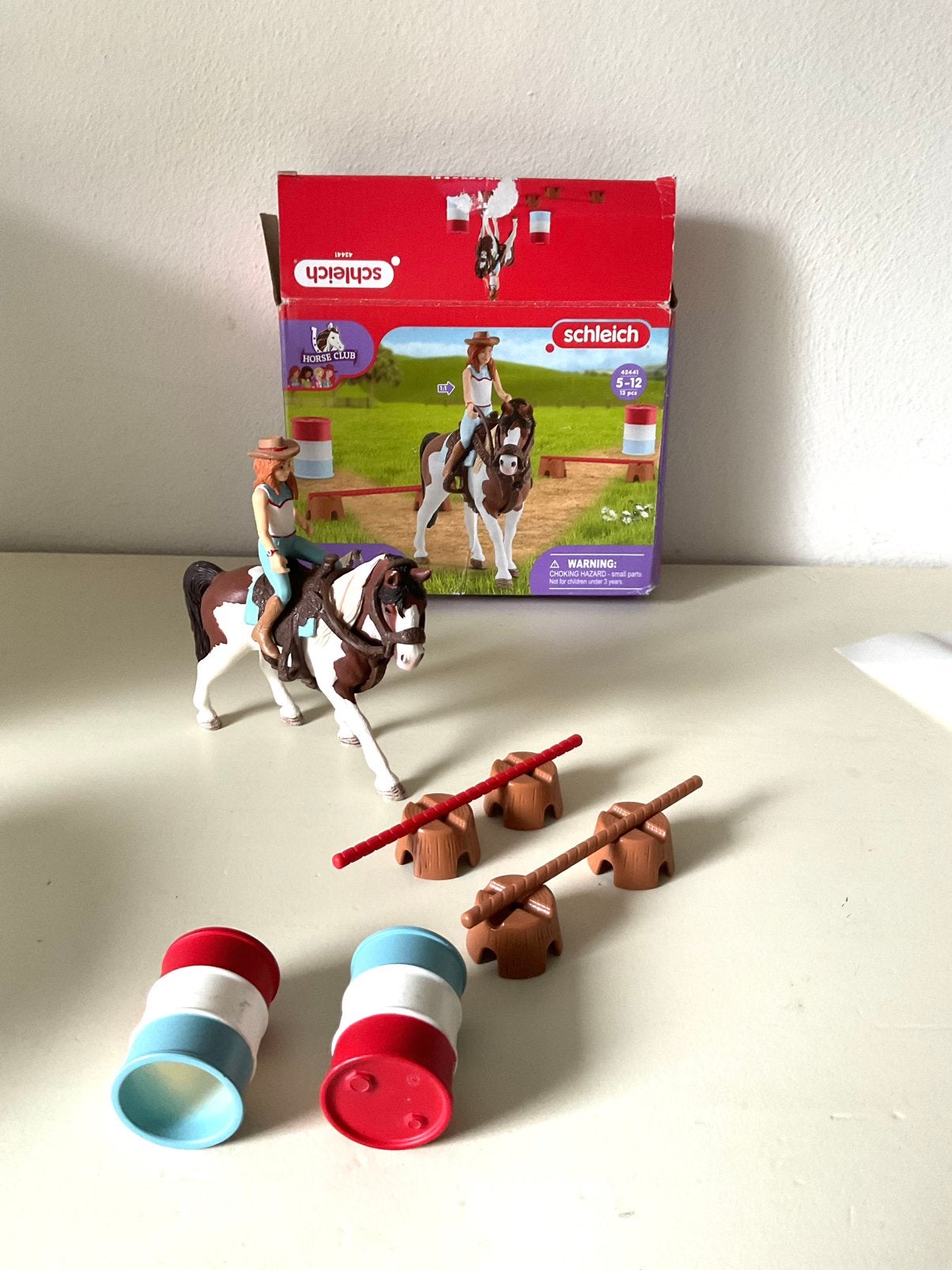 Schleich western rijset 42441, Verzenden, Zo goed als nieuw, Paard, Beeldje of Figuurtje