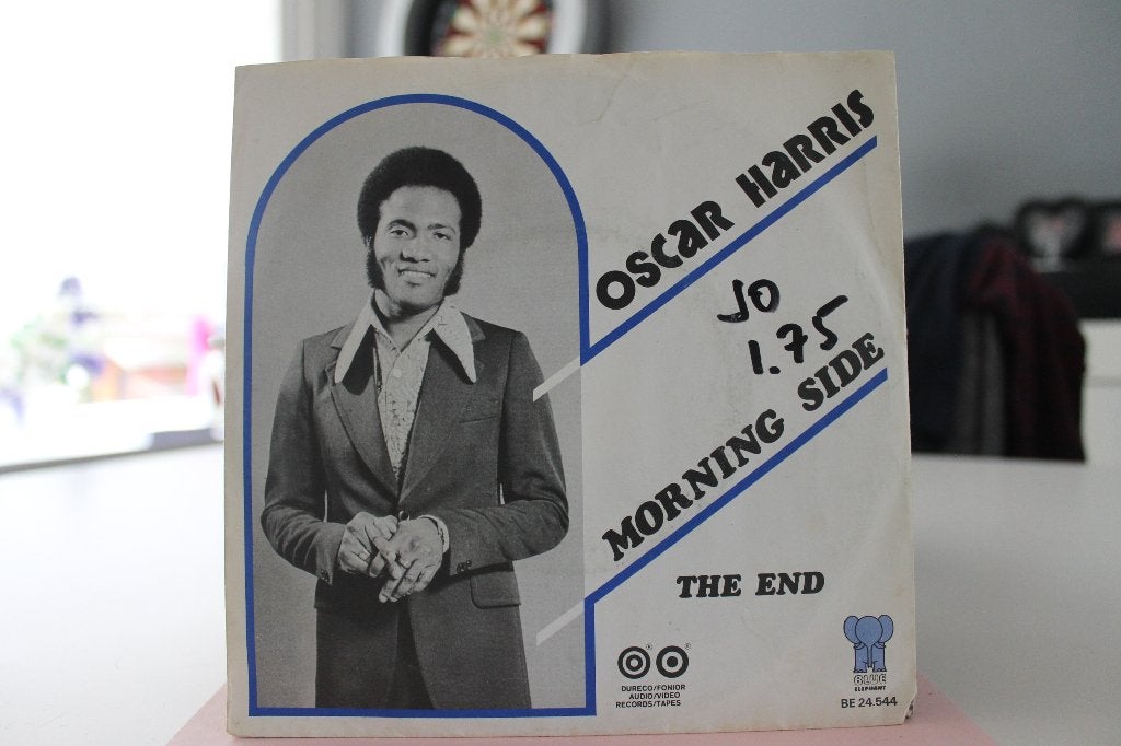 7" Single Oscar Harris - Morning Side / The End, Gebruikt, 7 inch, Ophalen of Verzenden, Pop