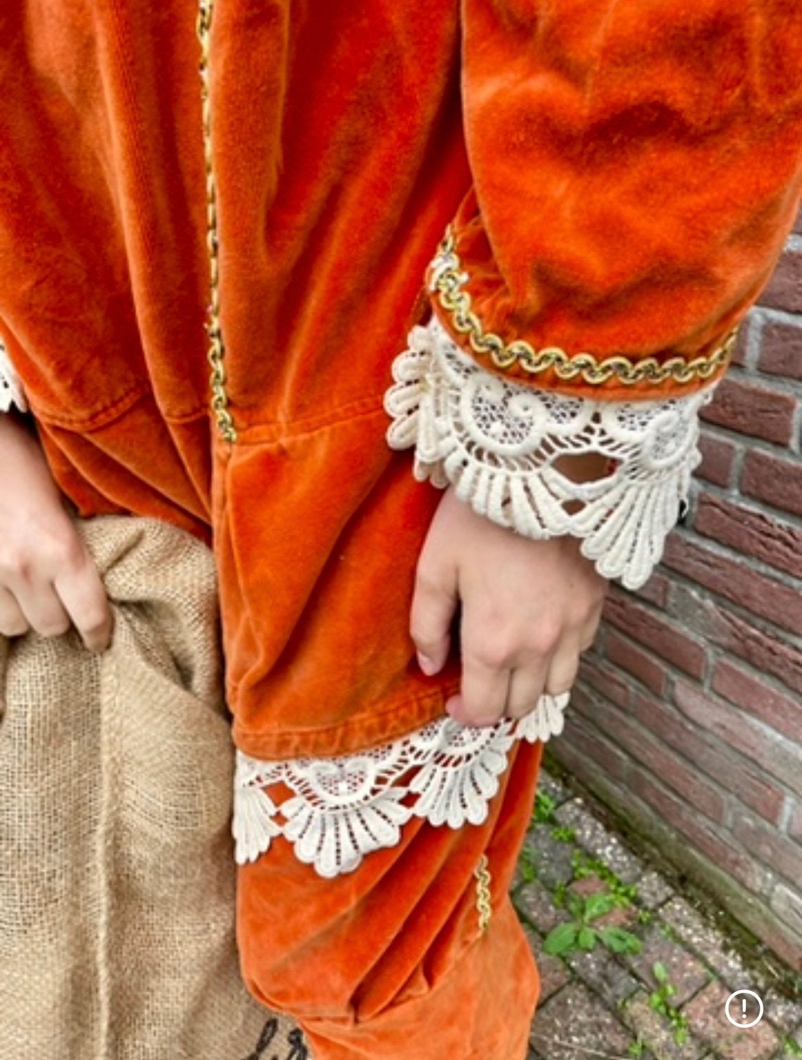 Luxe handgemaakt velours zwaar professioneel pietenpak, Ophalen of Verzenden, Zo goed als nieuw, Carnaval