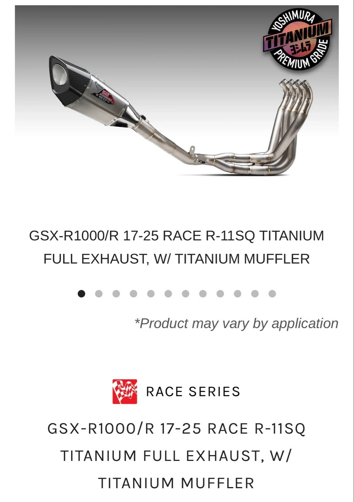 GEZOCHT! Yoshimura GSX-R1000/R Race R-11SQ Titanium Uitlaat, Ophalen of Verzenden, Nieuw