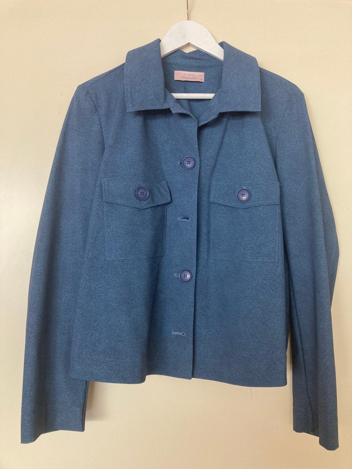 Studio Anneloes jasje Maat XL 42/44 claire denim -jeans, Maat 42/44 (L), Nieuw, Jasje, Verzenden