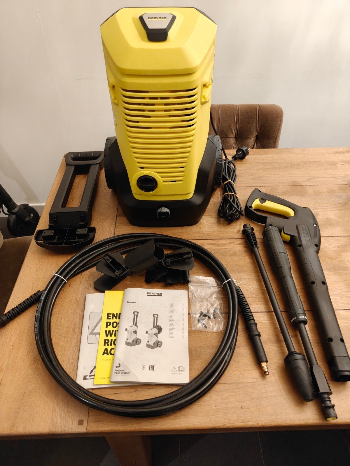 Kärcher K4 hogedrukreiniger 130 bar, Tuin en Terras, Ophalen, Nieuw, Elektrisch, Kärcher