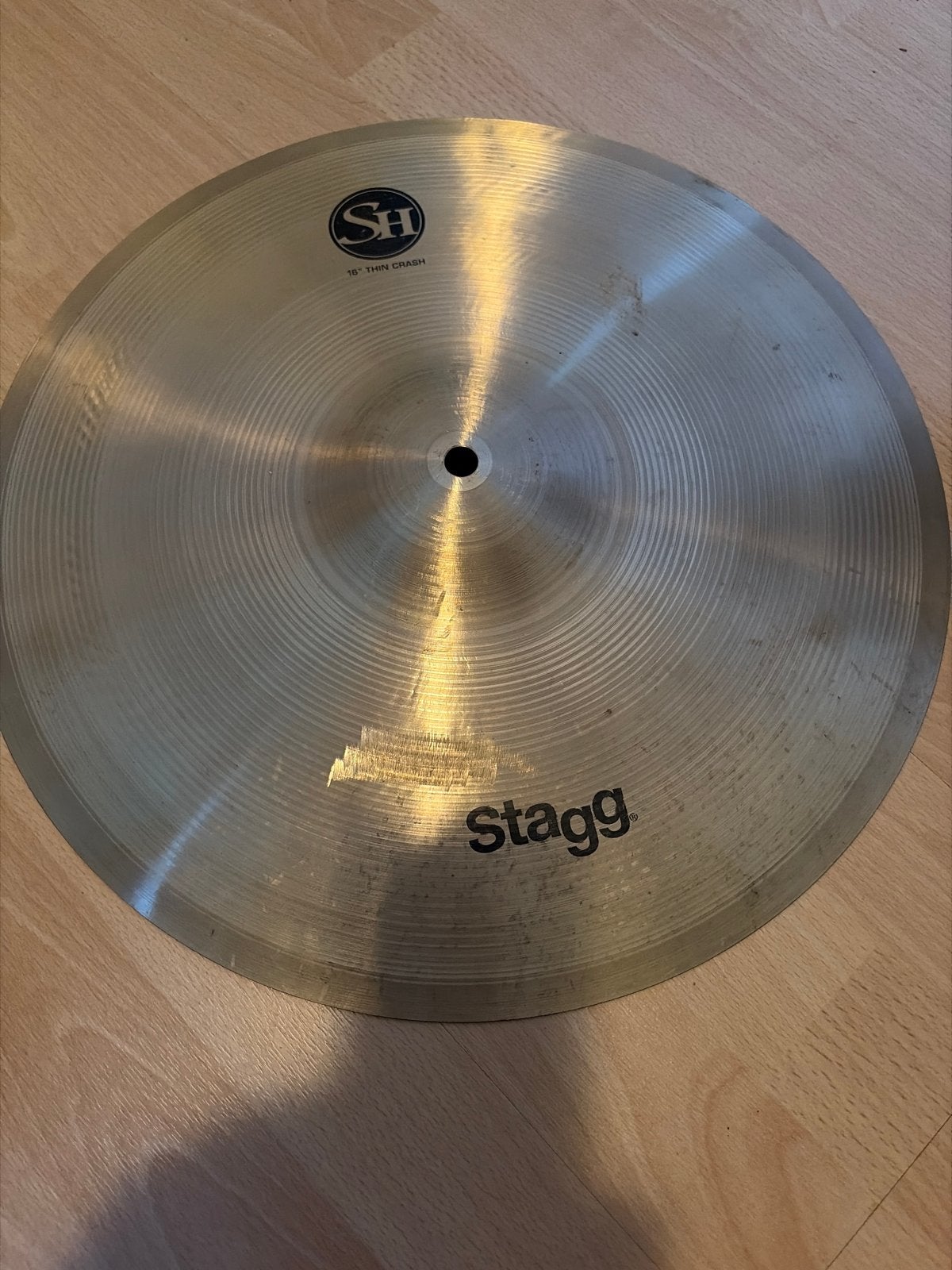 Stagg SH 16" Thin Crash bekken, Muziek en Instrumenten, Ophalen of Verzenden, Gebruikt, Overige merken