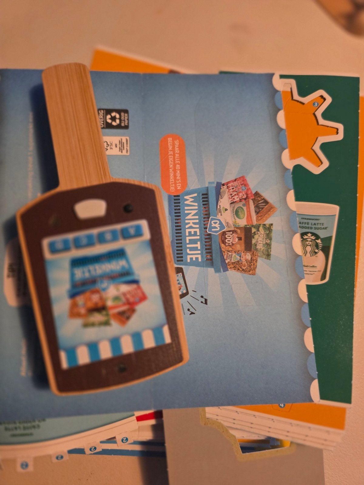 Albert Heijn Mini Winkeltje houten scanner, Kinderen en Baby's, Ophalen, Zo goed als nieuw, Jongen of Meisje