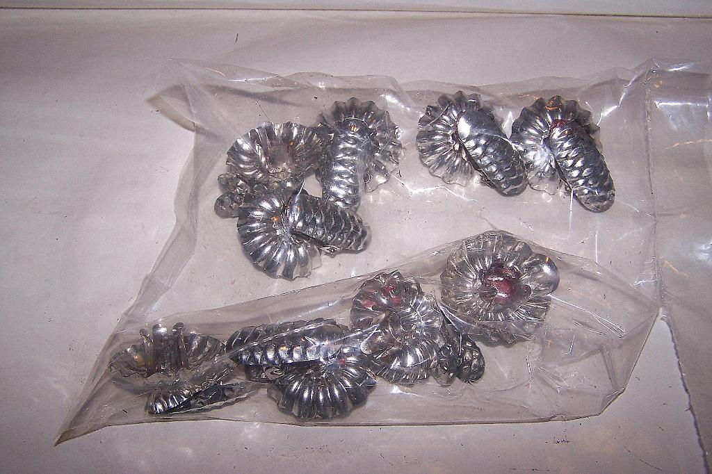 9x vintage Kerstboomknijpers voor kaarsen. Izgs., Ophalen of Verzenden, Zo goed als nieuw