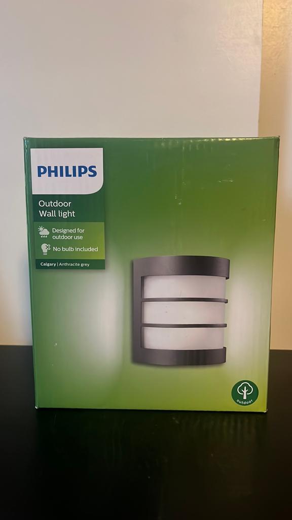 Philips buitenlamp Calgary Antraciet grijs, Ophalen of Verzenden, Nieuw
