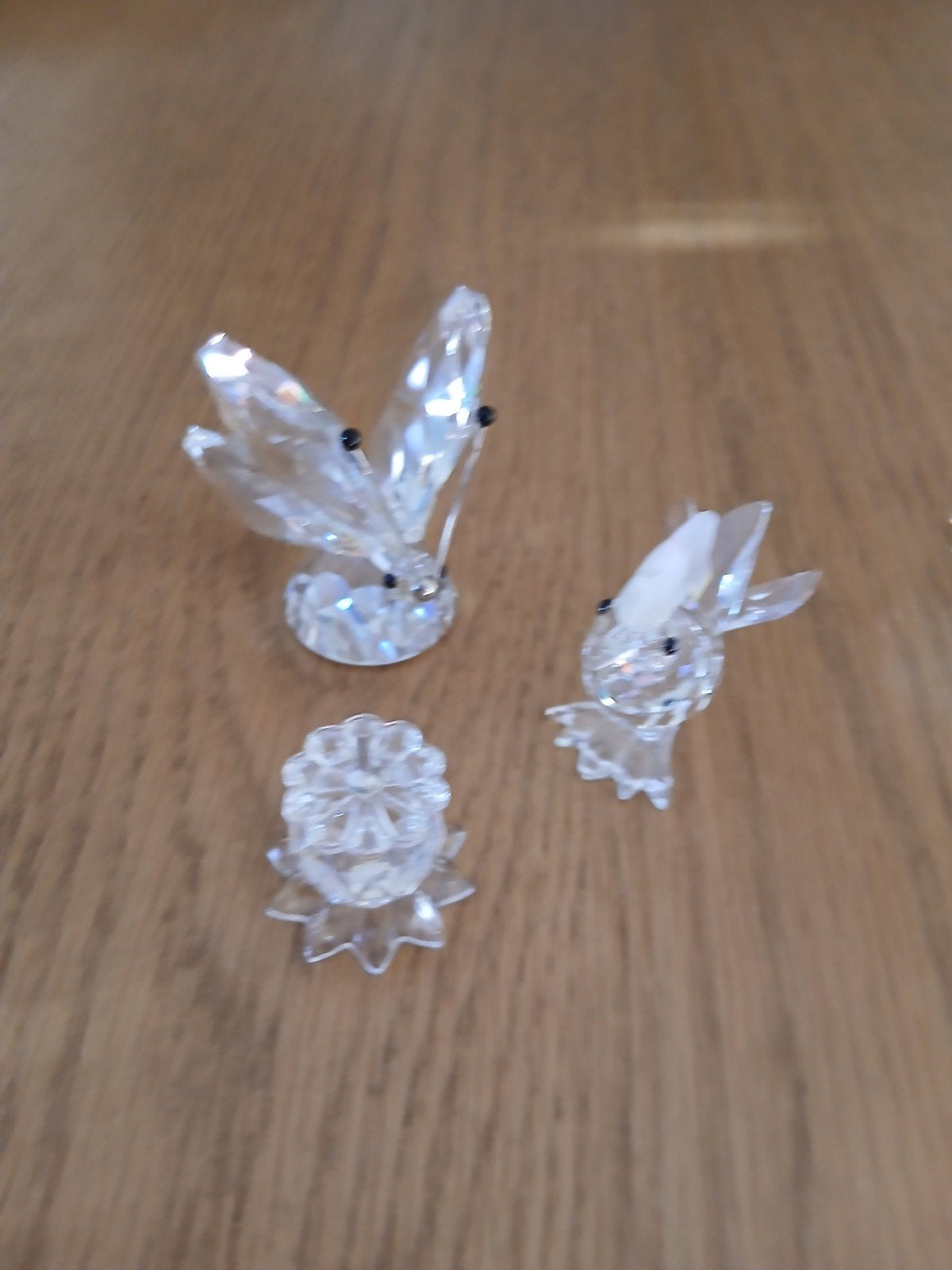 Verzameling van 10 kristallen beeldjes, Antiek en Kunst, Antiek | Glas en Kristal, Ophalen of Verzenden