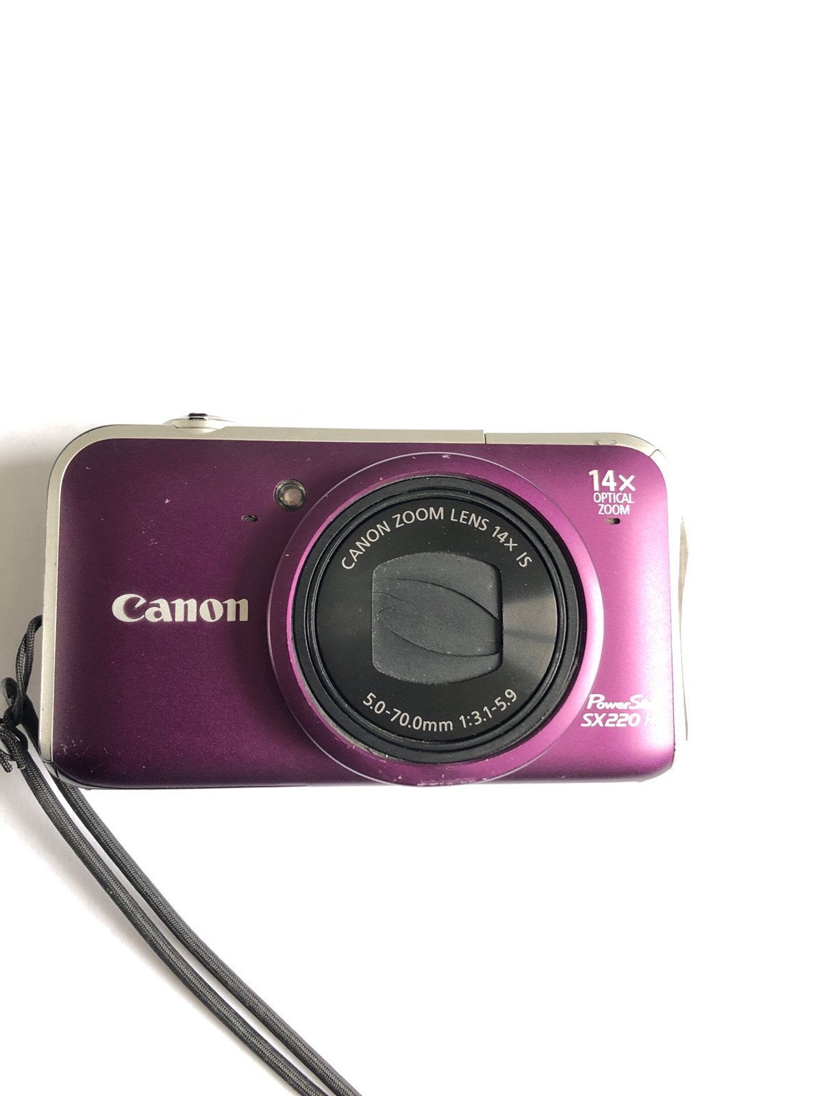 Canon PowerShot SX220 HS Compactcamera Paars 12.1MP, Ophalen of Verzenden, Gebruikt, Canon, 8 keer of meer