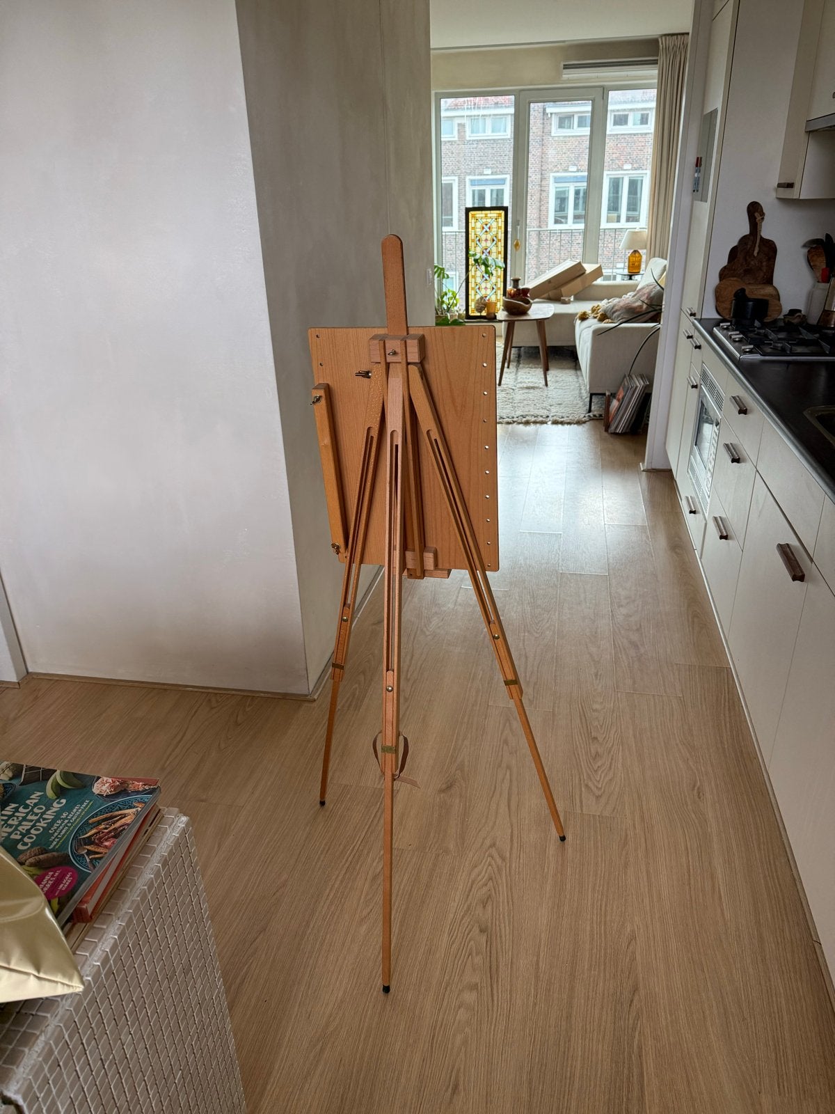 Houten schildersezel - Mabef, Ophalen of Verzenden, Gebruikt, Ezel
