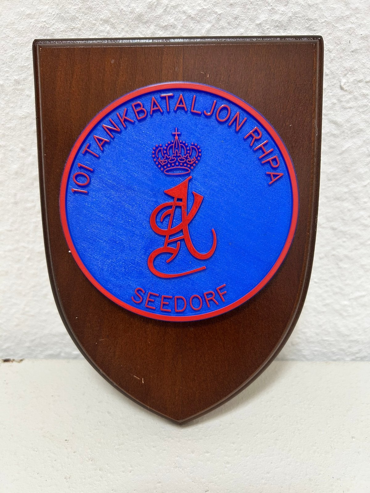 Wapenschild 101 Tankbataljon Seedorf, Ophalen of Verzenden, Landmacht, Duitsland, Embleem of Badge