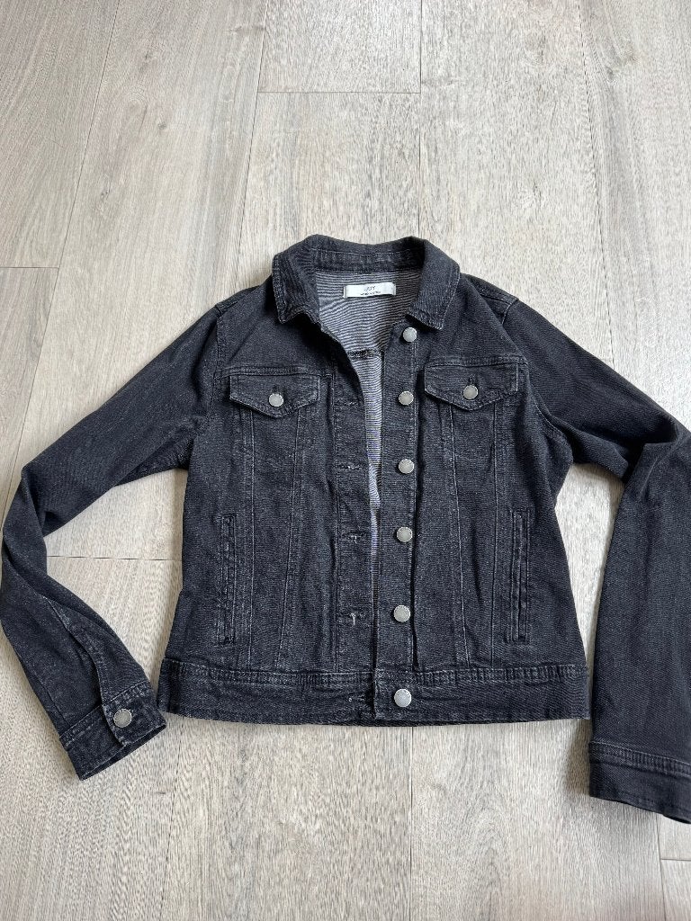 JDY antraciet zwarte spijkerjas nieuwstaat maat S DX, Kleding | Dames, Zwart, Ophalen of Verzenden, Zo goed als nieuw, Maat 36 (S)