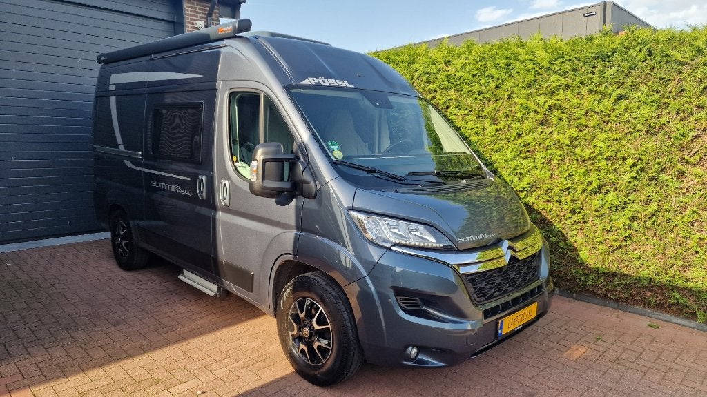 Pössl Summit Shine 540 Lithium, 2x zonnepaneel, Luifel, LMV, Caravans en Kamperen, Campers, Bedrijf, tot en met 2, Buscamper of Camperbus