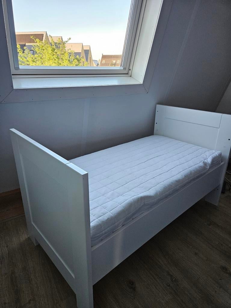 Wit kinderbed/ledikant bopita 140x70, Kinderen en Baby's, Babywiegjes en Ledikanten, Ophalen, Gebruikt, Ledikant