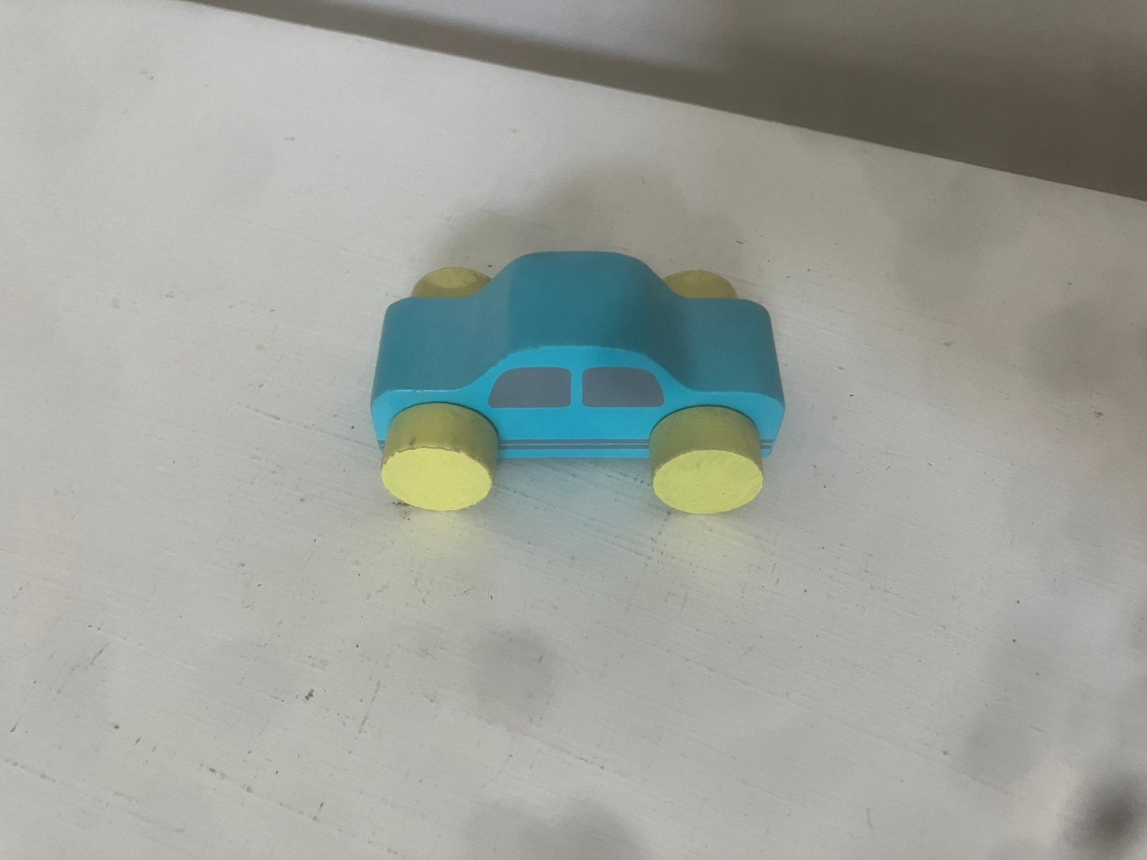 Leuk klein houten autootje, Ophalen of Verzenden