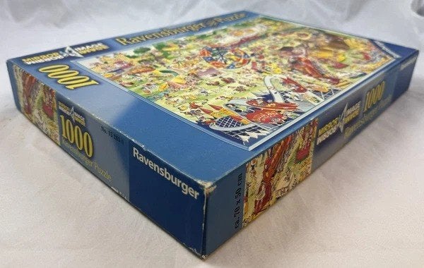 Ravensburger puzzel Mirror Image pretpark 1000 stukjes, Verzenden, 500 t/m 1500 stukjes, Zo goed als nieuw, Legpuzzel