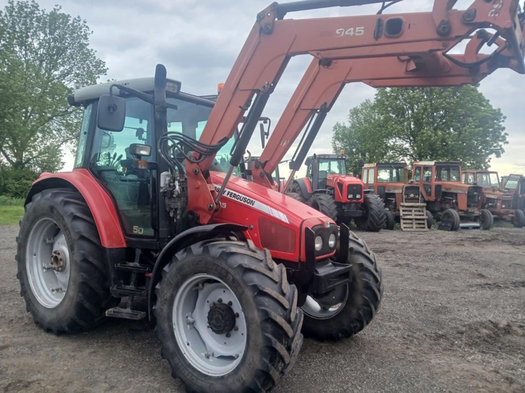 Massey ferguson 5445 steepnose  voorlader / luchtremmen, Zakelijke goederen, Agrarisch | Tractoren, Ophalen of Verzenden, Gebruikt