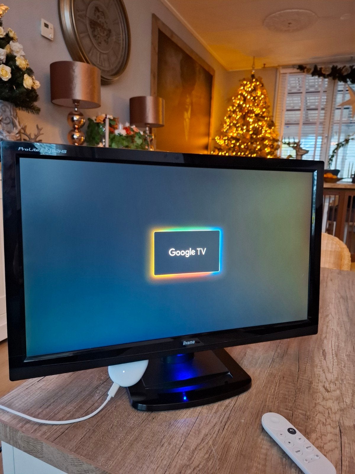 Iiyama ProLite E2482HS Full HD Monitor - 24  inch, DVI, Full HD, 24 inch, Zo goed als nieuw