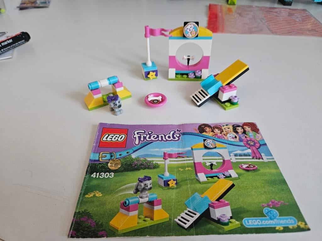 LEGO Friends 41303 Puppy Speeltuin met hondje, Kinderen en Baby's, Speelgoed | Duplo en Lego, Compleet, Lego, Friends, Ophalen of Verzenden