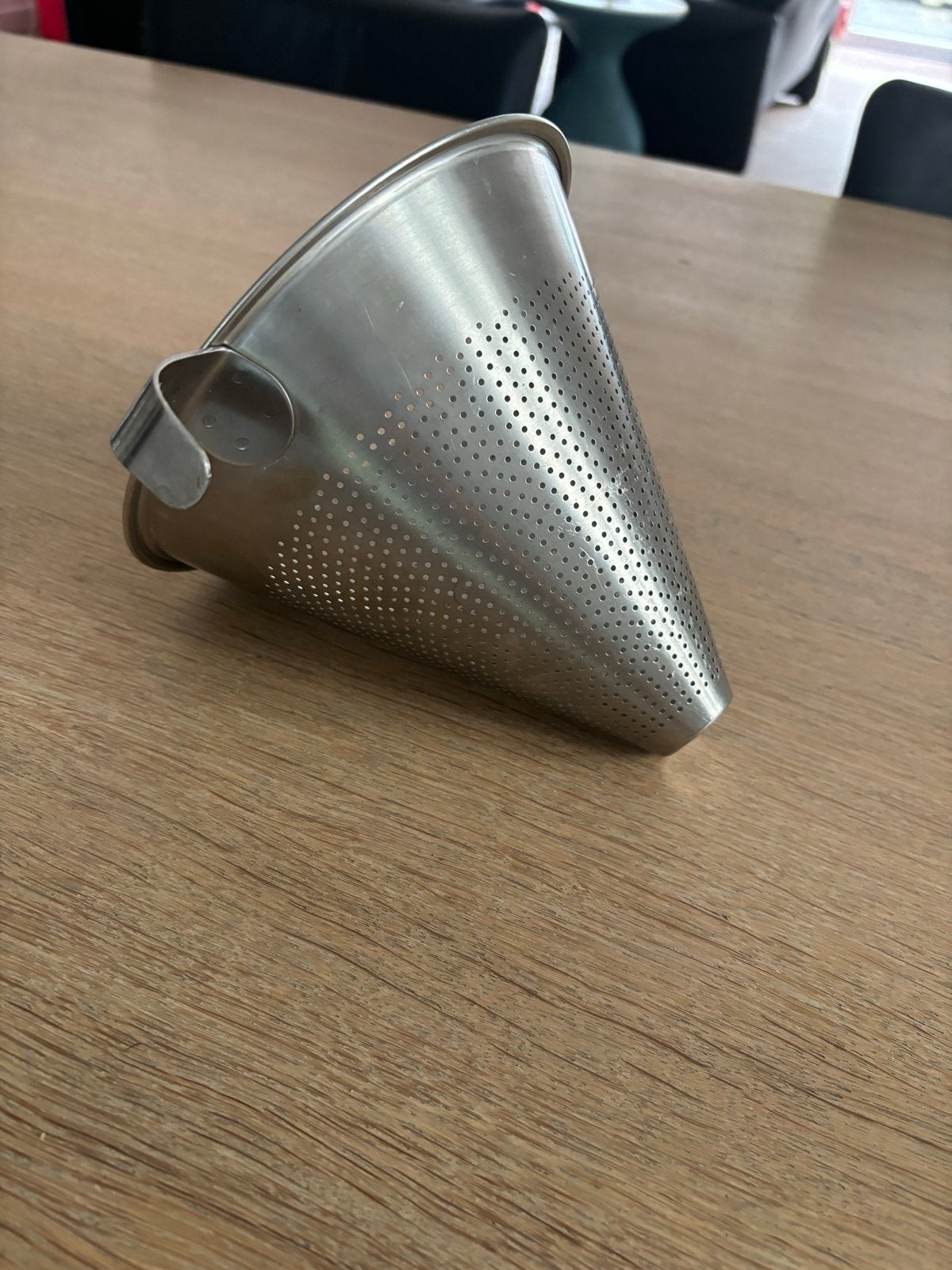 RVS Puntzeef - 18 cm doorsnee, 39 cm lengte, Zilver, Ophalen of Verzenden, Metaal, Overige typen