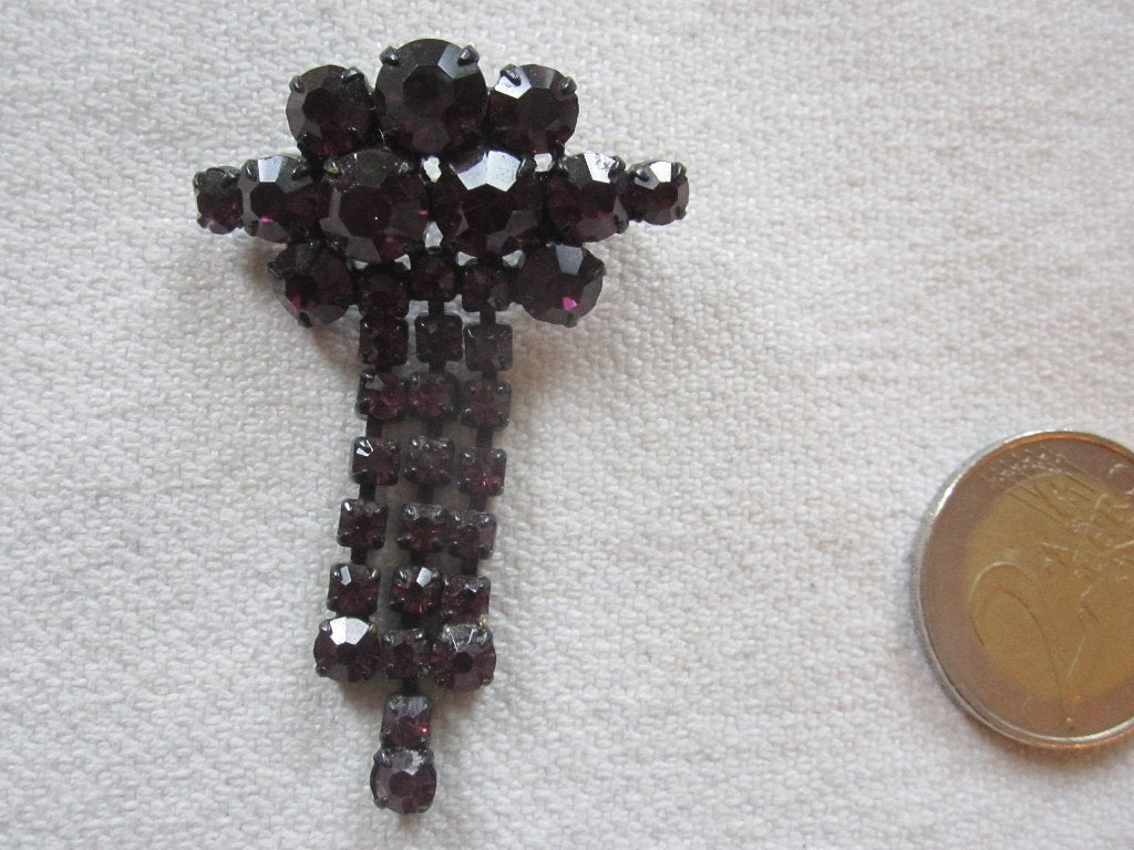 55.  Schitterende oude broche,, Ophalen, Overige materialen, Broche