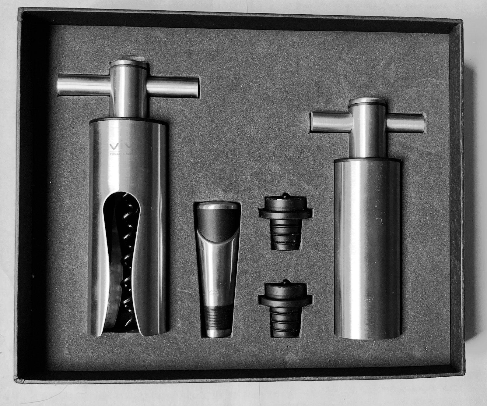 Luxe VIVO Villeroy & Boch Sommelier Wijnset in Geschenkdoos, Overige typen, Ophalen of Verzenden, Metaal, Overige merken