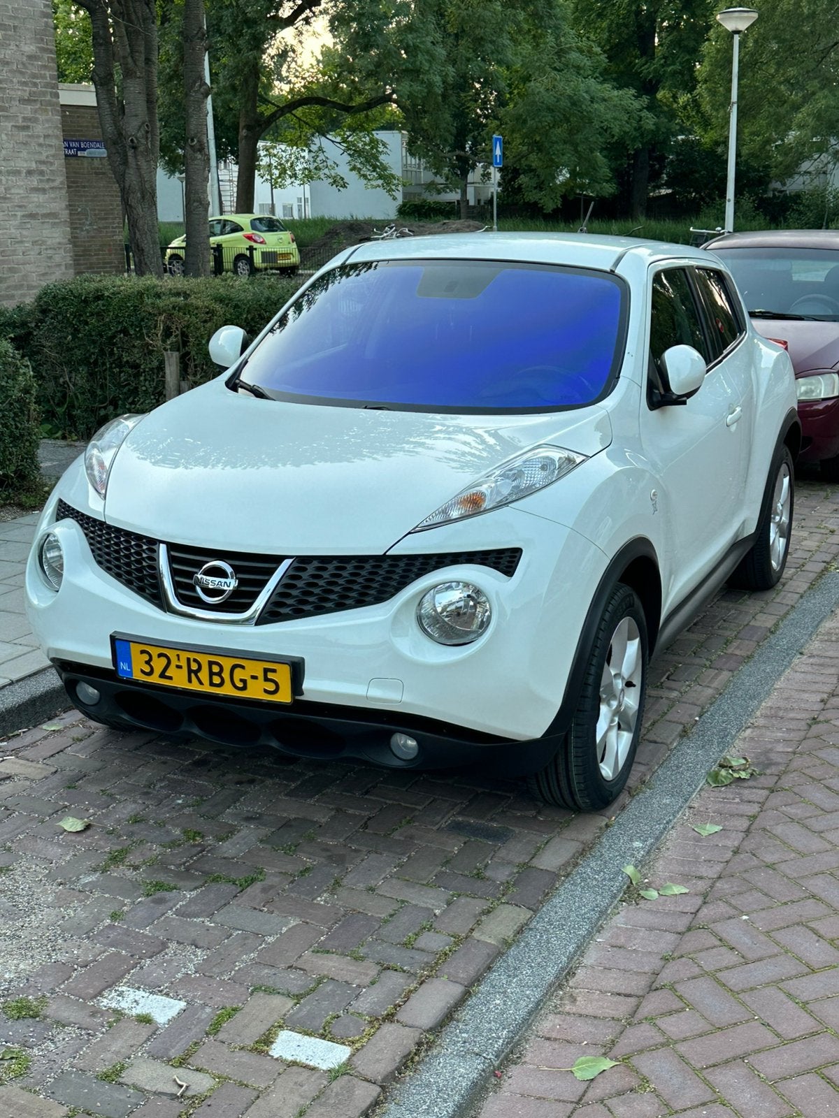 Nissan Juke 1.6 Eco 117pk 2011 Wit, Auto's, Nissan, Euro 5, 1250 kg, Origineel Nederlands, Handgeschakeld