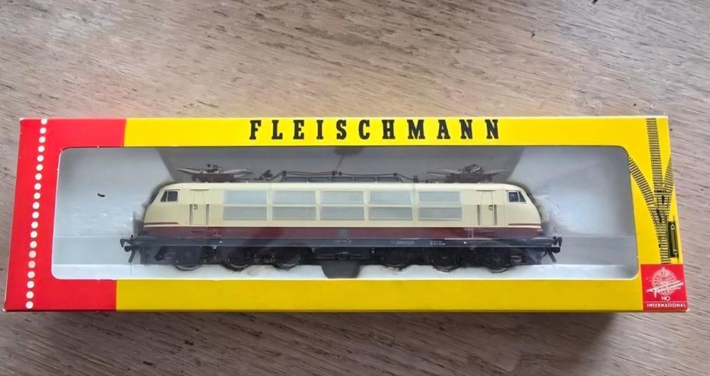 Fleischmann H0 4376 E-Lok BR 103 155-8 der DB JL1569, Fleischmann, Ophalen of Verzenden, Zo goed als nieuw, Analoog