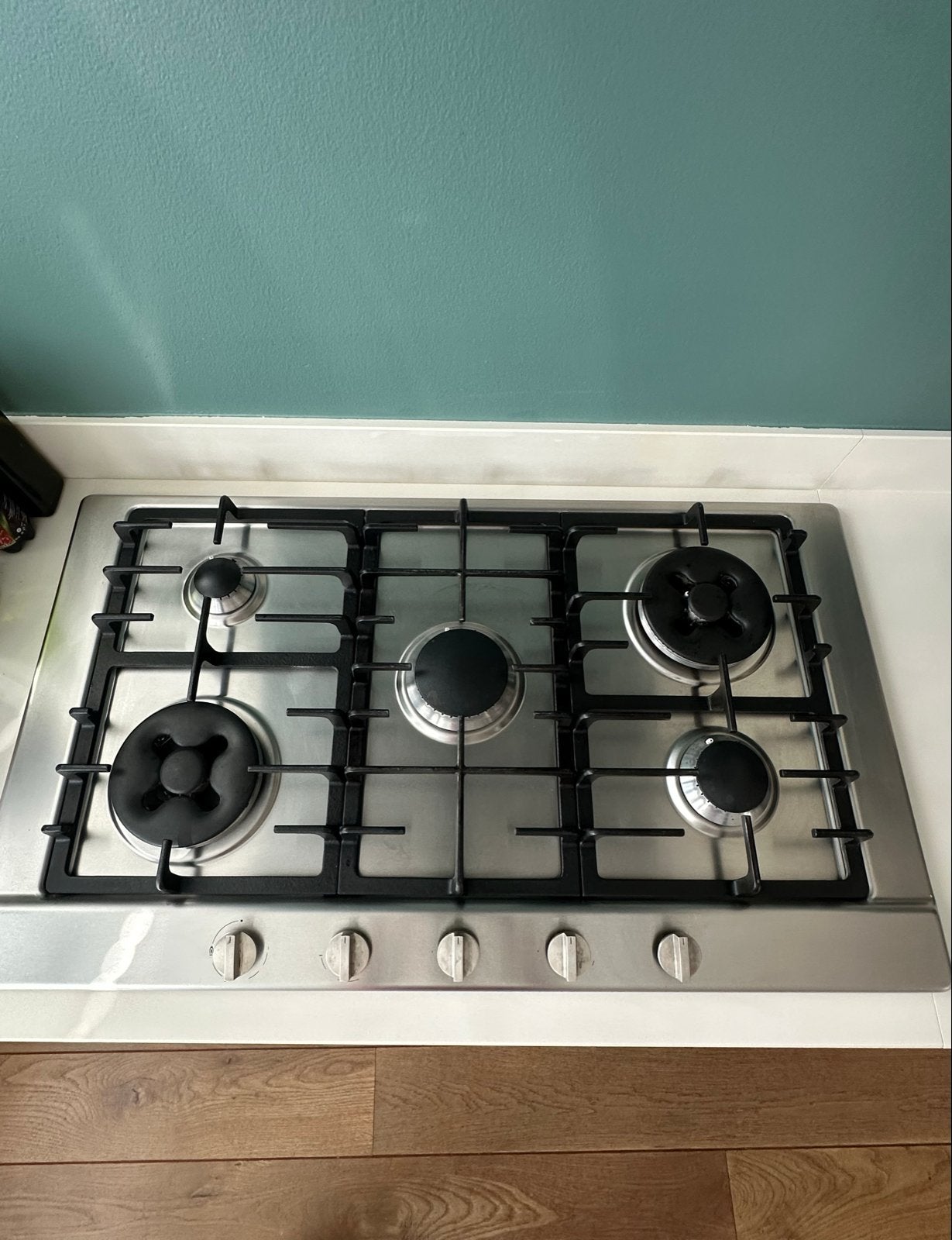 Miele 5-pits gaskookplaat, Ophalen, Zo goed als nieuw, Inbouw, Gas