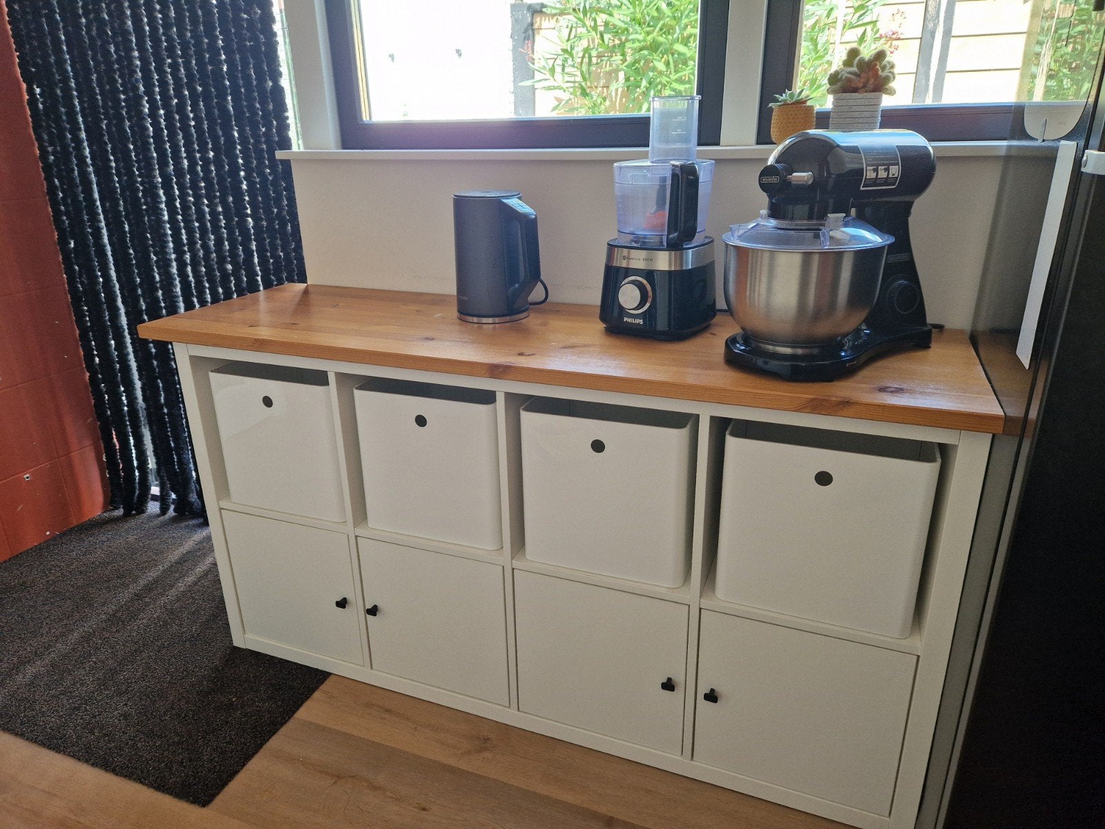 Ikea Kallax kast met deurtjes, Kuggis bakken, Ophalen, Gebruikt