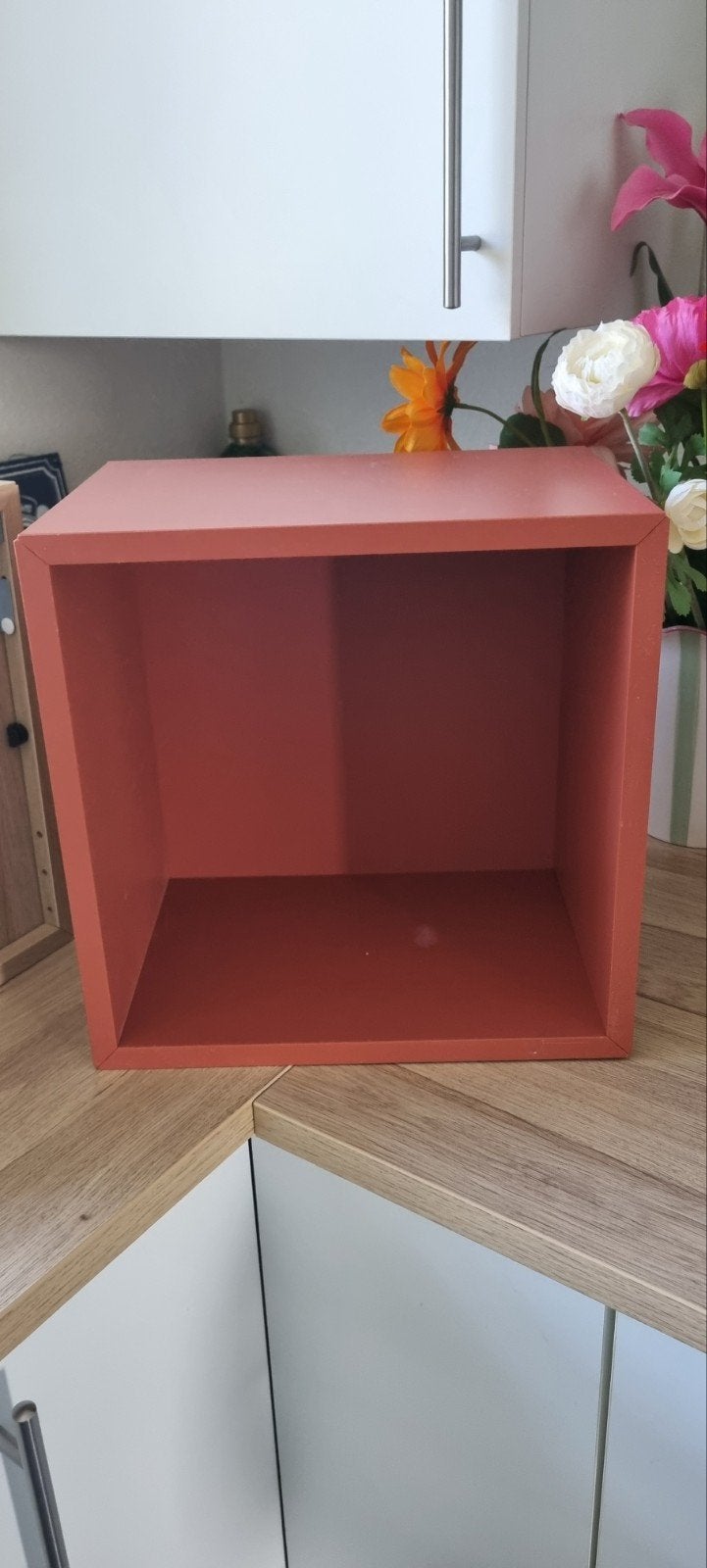 IKEA Eket Kastje - Oranje/Rood, Huis en Inrichting, Ophalen