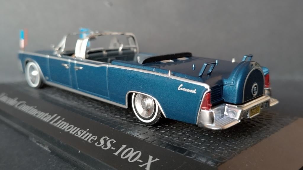 Lincoln Continental limousine SS president 1:43 Atlas Pol, Overige merken, Auto, Verzenden, .