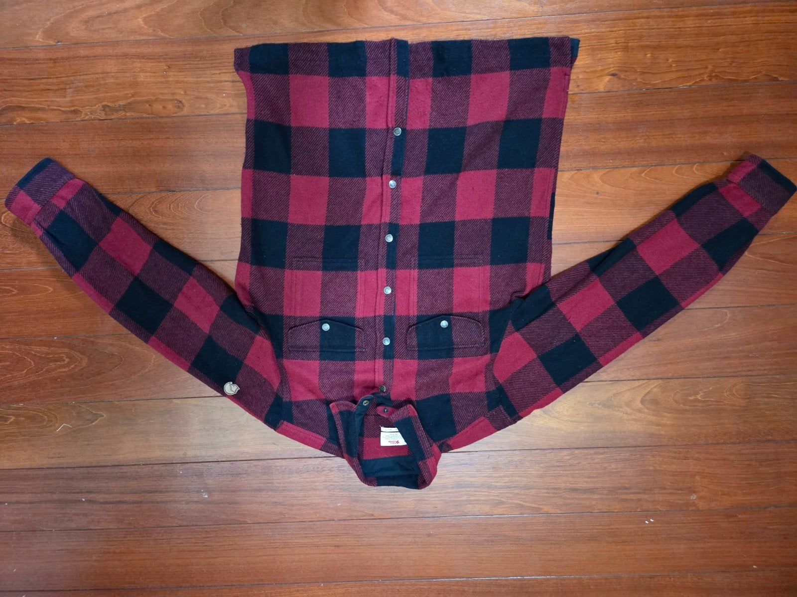 Fjallraven Canada Shirt XL - Rood/Zwart Geruit, Fjallraven, Ophalen of Verzenden, Zo goed als nieuw, Halswijdte 43/44 (XL)