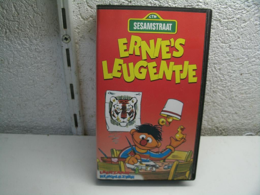 vhs 81a sesamstraat ernie's leugentje, Gebruikt, Alle leeftijden, Kinderprogramma's en -films, Overige typen