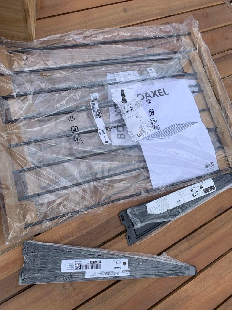 IKEA Boaxel wasrek ophangrek 60x40, twee stuks, Ophalen of Verzenden, Nieuw, Wasrek