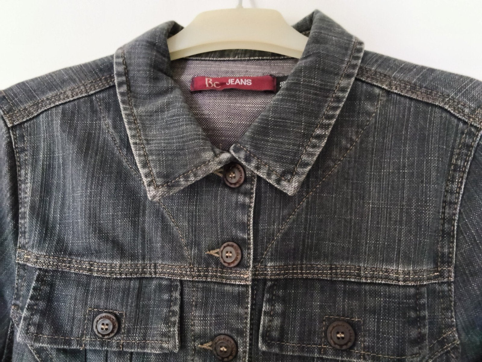 Denim dames jeans jasje/colbert, Blauw, BC Jeans, Ophalen of Verzenden, Zo goed als nieuw