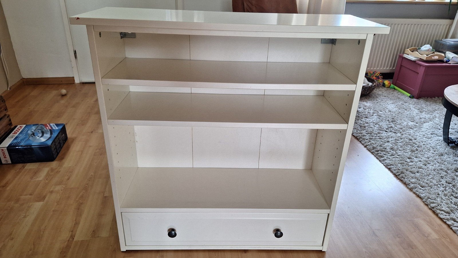 Lage witte kast, Huis en Inrichting, Ophalen, Gebruikt