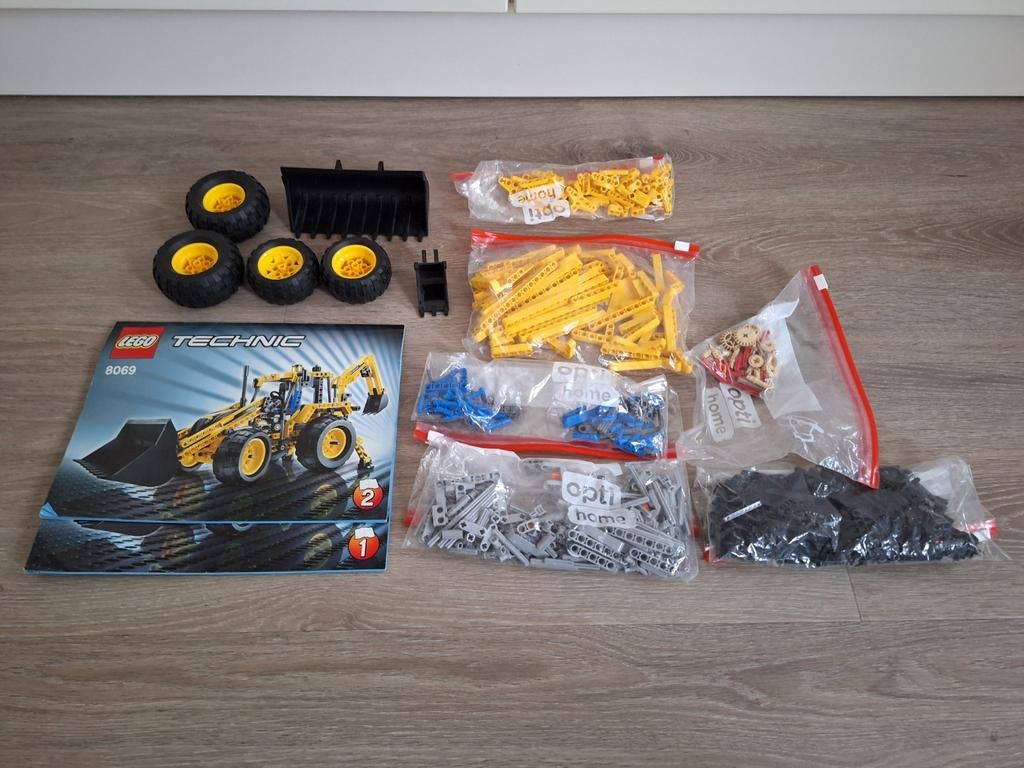 LEGO Technic Graafmachine met Laadbak - 8069, Ophalen of Verzenden, Zo goed als nieuw