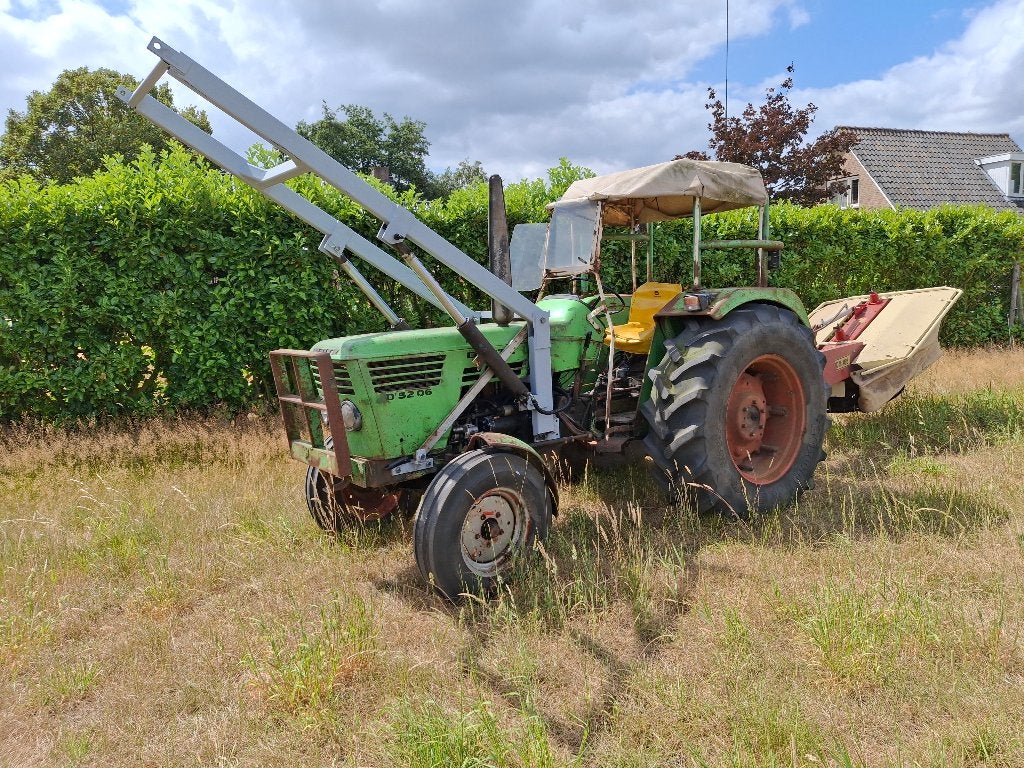 deutz 5206 met voorlader pz 185 landbouwquad, Ophalen, Gebruikt