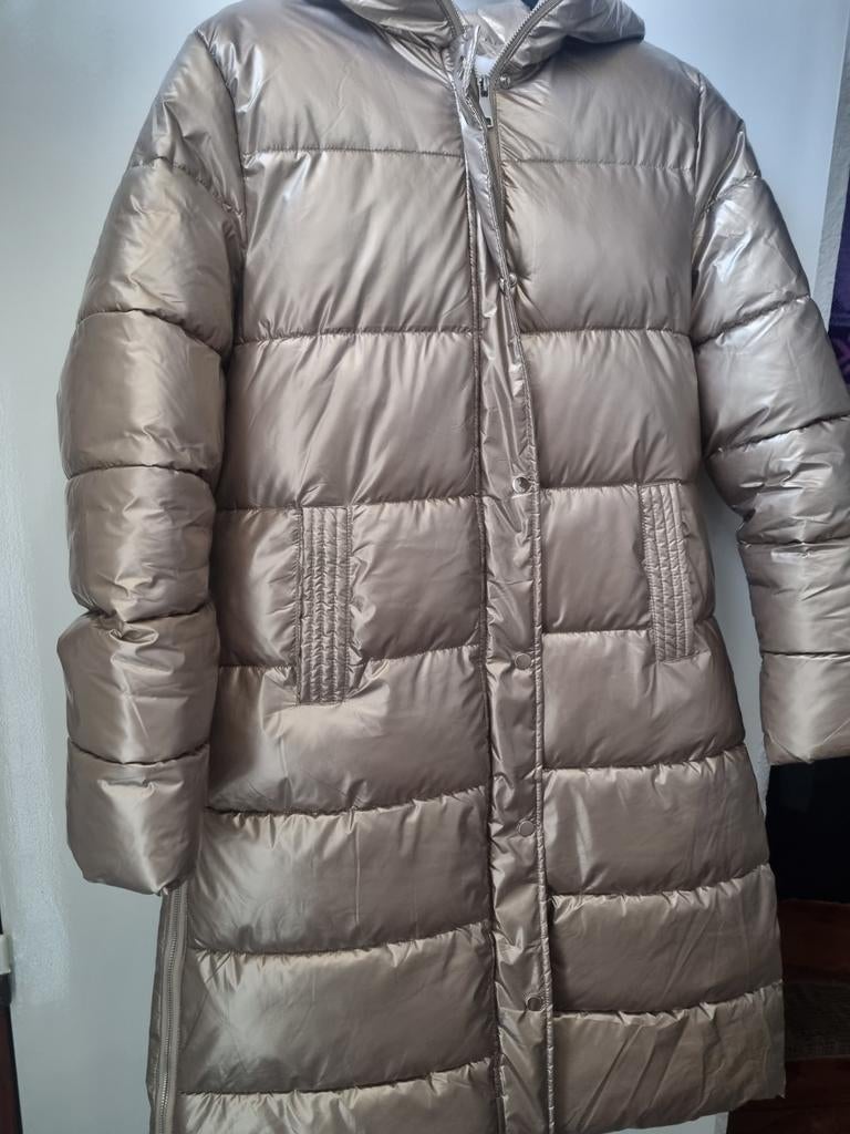Mooie warme goudkleurige damesjas - Maat XL, Ophalen of Verzenden